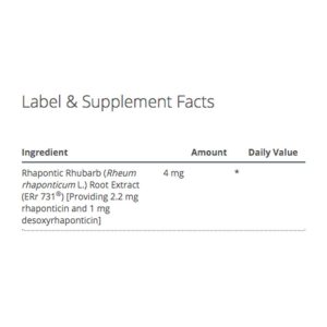 Estrovera Supplement Facts